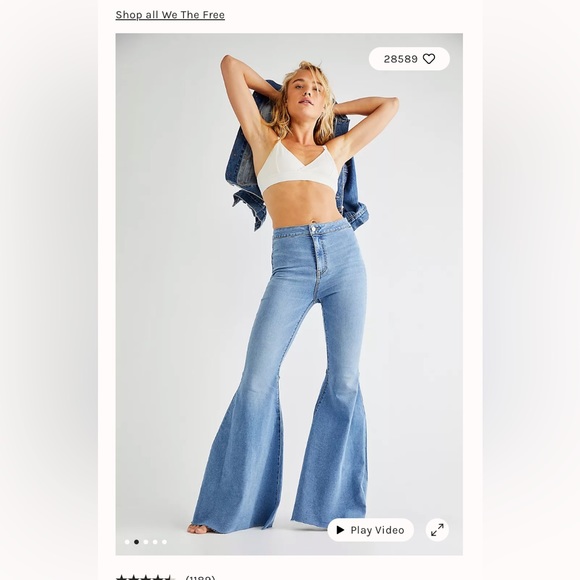 Free People Denim - Free People Just Float on Flare jeans size 26R